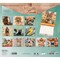 Brush Dance; Barnyard Friends | 2027 13.75 x 24 Inch (Hanging) Monthly Deluxe Wall Calendar | Featuring the Artwork of Sara G. | Linen Envelope | Foil Stamped Cover; Category:Wall Calendars; Image:3